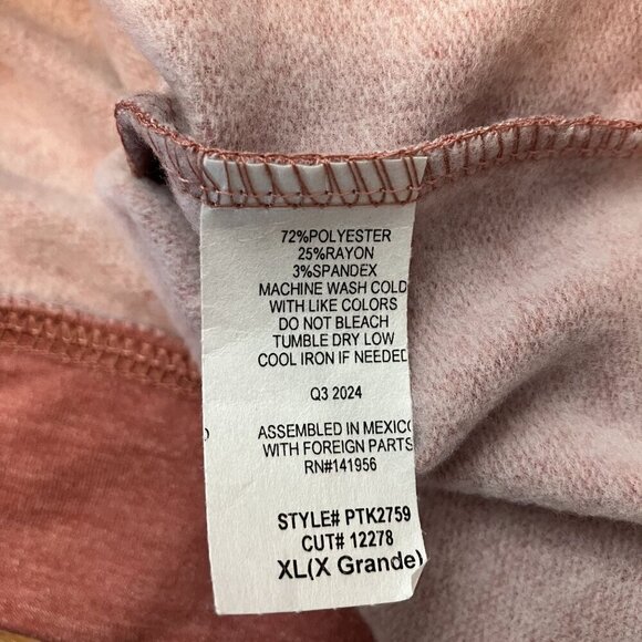 Crown of Hearts NWT Girls Heathered Red Hooded Sweatshirt Hoodie Sz XL - Picture 4 of 6